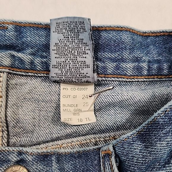 Vintage Gitano High Waisted Mom Jeans 90s Size 10 Tall Y2K Medium Wash - Picture 12 of 12